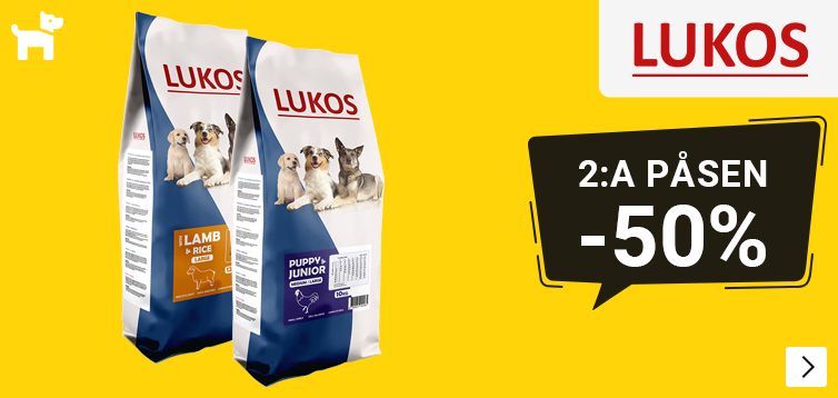 LUKOS droogvoer 2e zak 50% korting DOG
